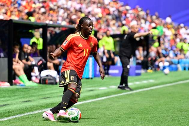 Belgium vs Egypt - 2026 FIFA World Cup, WM, Weltmeisterschaft, Fussball SEATTLE, USA - JUNE 15 : Doku Jeremy forward of Belgium during the FIFA World Cup 2026 Group G match between Belgium and Egypt at the Lumen Field stadium on June 15, 2026 in Seattle, USA, 15 06 2026 Seattle United States of America  Copyright: xJanxDexMeuleneirx