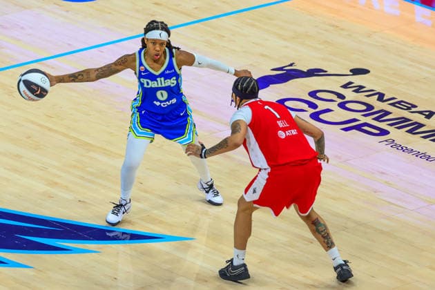 Basketball, WNBA, Dallas Wings v Las Vegas Aces