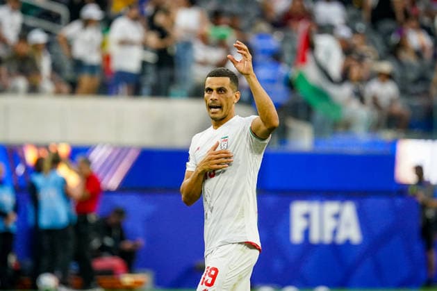 USA Soccer 2026 FIFA World Cup Group Stage Group G Iran vs. New Zealand SoFi Stadium Inglewood, Los Angeles County, California Ali Nemati Iran 19,detected_source_language Copyright: xJOERANxSTEINSIEKx