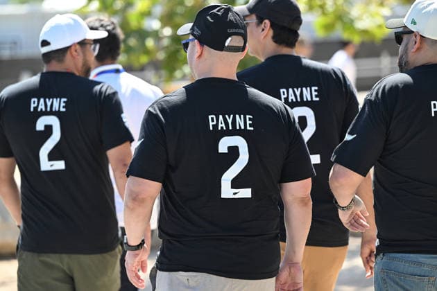 Tim Payne fans, New Zealand All Whites v IR Iran, Group G football match of the FIFA World Cup, WM, Weltmeisterschaft, Fussball 2026 at Los Angeles Stadium, Los Angeles, USA on Monday 15 June 2026. Photo: Andrew Cornaga Los Angeles New Zealand Copyright: xAndrewxCornaga x