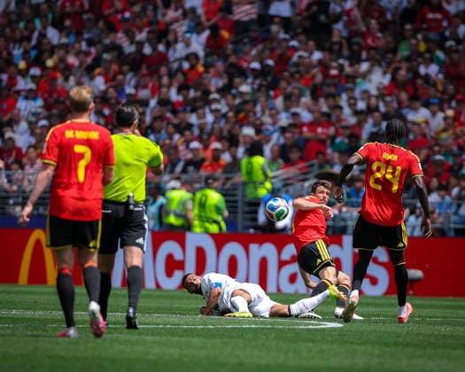 Belgium v Egypt: Group G - FIFA World Cup, WM, Weltmeisterschaft, Fussball 2026 Mohamed Salah during the first half of the FIFA World Cup 2026 Group G match between Belgium and Egypt at Seattle Stadium on June 15, 2026 in Seattle, Washington. Seattle Washington United States Copyright: xMohamedxTageldinx