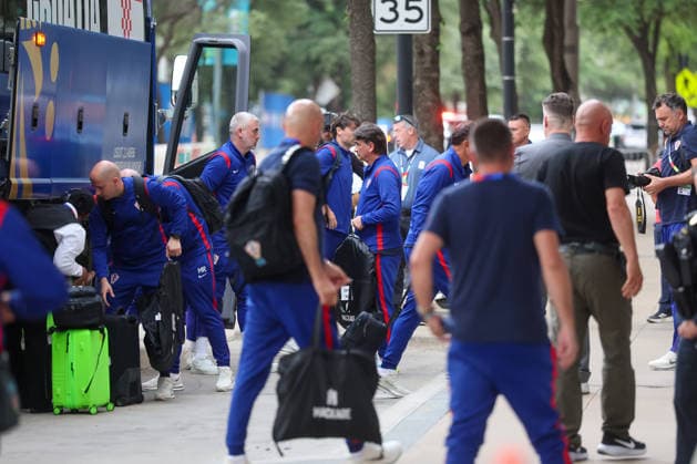 Croatia Dallas Arrival - FIFA World Cup, WM, Weltmeisterschaft, Fussball 2026 Croatia national team, Nationalteam arrive at Hotel W in Dallas, Texas, USA on June 15, 2026. ahead of the FIFA World Cup 2026 football match between England and Croatia.  SanjinxStrukic PIXSELL