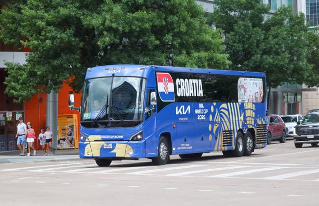 Football, 2026 FIFA World Cup, Croatia national team, arrival in Dallas