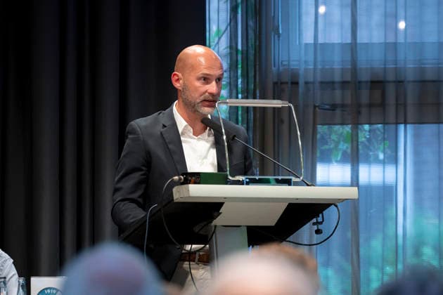 Paul Manthey, Member of the Supervisory Board of VfB Lübeck; Extraordinary General Meeting regarding the spin-off into a limited liability company (GmbH); Soccer; Regionalliga Nord; June 26, 2015; Lübeck, Schleswig-Holstein, Germany,detected_source_language Copyright: xAgentur54GradÂ°x xFelixxKoenigx