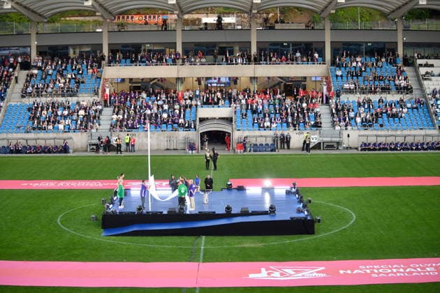 The Special Olympics National Games will begin on Monday, June 15, 2026, at Ludwigsparkstadion in Saarbrücken. The opening ceremony will be broadcast live on television and will mark the start of competitions featuring more than 4,000 athletes.,detected_source_language bub