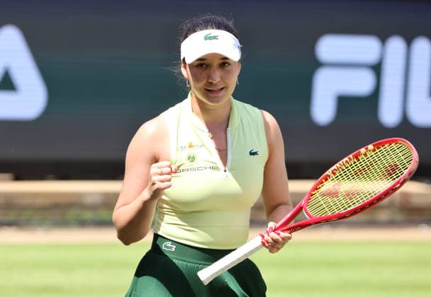 Eva Lys (GER) celebrates with joy and emotion at the VANDA Pharmaceuticals Berlin Tennis Open (Womens WTA 500) on June 16, 2026,detected_source_language