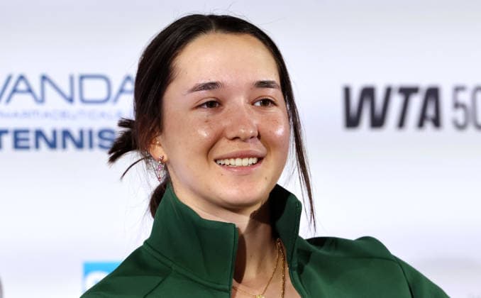 Eva Lys (GER) at a press conference