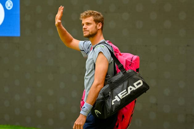 Yannick Hanfmann (GER) takes the court at the TERRA WORTMANN Open 2026, Tennis, ATP, Mens 500, Tournament, Main Draw, June 16, 2026, TERRA WORTMANN Open 2026, Tennis, ATP, Men’s 500, Tournament, Main Draw, June 16, 2026, Indoor,detected_source_language Copyright: xEibner-Pressefoto RobertxGertzenx EP_RGN