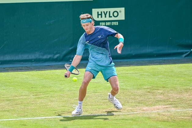 Andrey Rublev (RUS) wins the TERRA WORTMANN Open 2026, Tennis, ATP, Mens 500, Tournament, Main Draw, June 16, 2026, TERRA WORTMANN Open 2026, Tennis, ATP, Mens 500, Tournament, Main Draw, June 16, 2026, Indoor,detected_source_language Copyright: xEibner-Pressefoto RobertxGertzenx EP_RGN