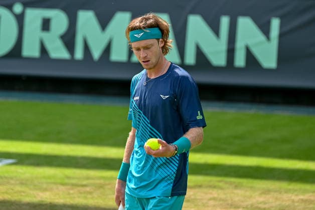 Andrey Rublev RUS TERRA WORTMANN Open 2026, Tennis, ATP, Mens 500, Tournament, Main Draw, June 16, 2026, TERRA WORTMANN Open 2026, Tennis, ATP, Mens 500, Tournament, Main Draw, June 16, 2026, Indoor,detected_source_language Copyright: xEibner-Pressefoto RobertxGertzenx EP_RGN