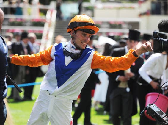 Horse Racing - 2026 UK Flat Racing Season - Royal Ascot - Day One - Race 1, The Queen Anne Stakes (Group 1) - Ascot Racecourse - Tuesday 16th June 2026 Kieran Shoemark on Ten Bob Tony which started at 50-1 COLORSPORT ANDREW COWIE 