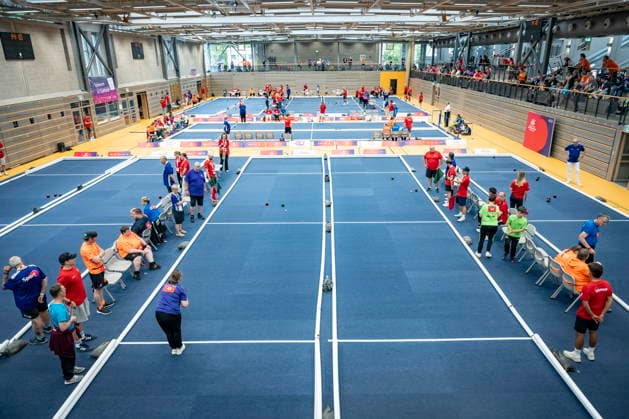 The boccia competitions at the Special Olympics National Games will take place on Tuesday, June 16, 2026, at the Joachim Deckarm Halle in Saarbrücken.,detected_source_language bub