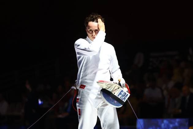Escrime championnat d Europe PHOTOPQR LE COURRIER PICARD Haslin ; Antony ; 16 06 2026 ; 16 06 26 Championnat d Europe d escrime - épée hommes Paul Fortin (France) vs Andrasfi (Hun) 16èmes de finale Photo Fred Haslin European fencing championship in Antony, France, on June 16, 2026 Antony 92 France  Copyright: xPHOTOPQR LExCOURRIERxPICARD MAXPxHaslinx 20260616LCP6923 20260616LCP6923