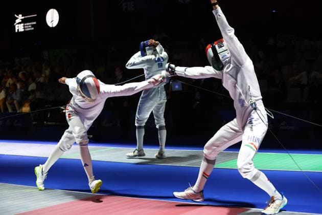 Escrime championnat d Europe PHOTOPQR LE COURRIER PICARD Haslin ; Antony ; 16 06 2026 ; 16 06 26 Championnat d Europe d escrime - épée hommes Paul Fortin (France) vs Andrasfi (Hun) 16èmes de finale Photo Fred Haslin European fencing championship in Antony, France, on June 16, 2026 Antony 92 France  Copyright: xPHOTOPQR LExCOURRIERxPICARD MAXPxHaslinx 20260616LCP6933 20260616LCP6933