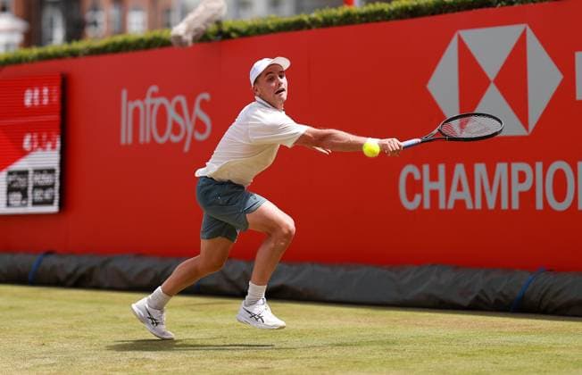 Arthur Fery of GB in action HSBC Queen s Club Championships, Day Eleven, Tennis, Queen s Club, West Kensington, London, UK - 16 Jun 2026London Queen s Club United Kingdom  Copyright: xEllaxLing Shutterstockx 16924337aj