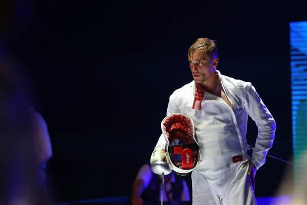 Escrime championnat d Europe PHOTOPQR LE COURRIER PICARD Haslin ; Antony ; 16 06 2026 ; 16 06 26 Championnat d Europe d escrime - épée hommes David Van Nunnen (Beauvais - Pays Bas) vs Ian Huri (Sui) 32èmes de finale Photo Fred Haslin European fencing championship in Antony, France, on June 16, 2026 Antony 92 France  Copyright: xPHOTOPQR LExCOURRIERxPICARD MAXPxHaslinx 20260616LCP7021 20260616LCP7021
