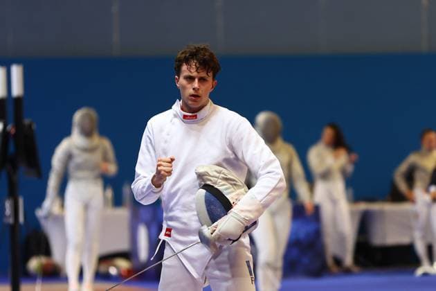 Escrime championnat d Europe PHOTOPQR LE COURRIER PICARD Haslin ; Antony ; 16 06 2026 ; 16 06 26 Championnat d Europe d escrime - épée hommes Paul Fortin (France) vs Flavio Giannotte (Lux) 32èmes de finale Photo Fred Haslin European fencing championship in Antony, France, on June 16, 2026 Antony 92 France  Copyright: xPHOTOPQR LExCOURRIERxPICARD MAXPxHaslinx 20260616LCP7050 20260616LCP7050