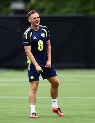 Lawrence Shankland of Scotland Scotland Training and press conference, PK, Pressekonferenz 2026 FIFA World Cup, WM, Weltmeisterschaft, Fussball Football, Atrium Health Performance Park, Charlotte, USA - 16 Jun 2026Charlotte Atrium Health Performance Park United States of America EDITORIAL USE ONLY No use with unauthorised audio, video, data, fixture lists, club league logos or live services. Online in-match use limited to 120 images, no video emulation. No use in betting, games or single club league player publications.  Copyright: xMichaelxZemanek Shutterstockx 16928907ae