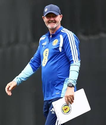 Steve Clarke head coach of Scotland smiles Scotland Training and press conference, PK, Pressekonferenz 2026 FIFA World Cup, WM, Weltmeisterschaft, Fussball Football, Atrium Health Performance Park, Charlotte, USA - 16 Jun 2026Charlotte Atrium Health Performance Park United States of America EDITORIAL USE ONLY No use with unauthorised audio, video, data, fixture lists, club league logos or live services. Online in-match use limited to 120 images, no video emulation. No use in betting, games or single club league player publications.  Copyright: xMichaelxZemanek Shutterstockx 16928907aj