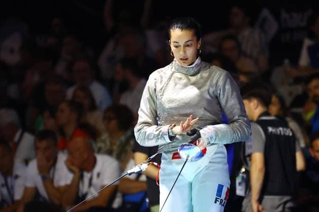Escrime championnat d Europe PHOTOPQR LE COURRIER PICARD Haslin ; Antony ; 16 06 2026 ; 16 06 26 Championnat d Europe d escrime - sabre dames Sara Balzer Photo Fred Haslin European fencing championship in Antony, France, on June 16, 2026 Antony 92 France  Copyright: xPHOTOPQR LExCOURRIERxPICARD MAXPxHaslinx 20260616LCP7081 20260616LCP7081
