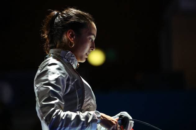 Escrime championnat d Europe PHOTOPQR LE COURRIER PICARD Haslin ; Antony ; 16 06 2026 ; 16 06 26 Championnat d Europe d escrime - sabre dames Sara Balzer Photo Fred Haslin European fencing championship in Antony, France, on June 16, 2026 Antony 92 France  Copyright: xPHOTOPQR LExCOURRIERxPICARD MAXPxHaslinx 20260616LCP7094 20260616LCP7094