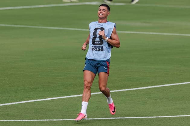 FIFA World Cup, WM, Weltmeisterschaft, Fussball 2026 - Portugal training session Portugal s national soccer team player Cristiano Ronaldo attends a training session in Palm Beach, Florida, USA, 16 June 2026. Portugal will face DR Congo on 17 June in a FIFA World Cup 2026 group K match. Palm Beach Florida United States  Copyright: xMIGUELxA.xLOPESx