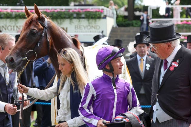 June 16, 2026, Ascot, Windsor, GBR Great Barrier Reef with Wayne Lordan and owner John Magnier after winning the Coventry Stakes at Ascot Racecourse Horse, Jockey, Great Barrier Reef, Lordan, Victory, Owner, Magnier 260616D528ROYAL ASCOT JPG,detected_source_language