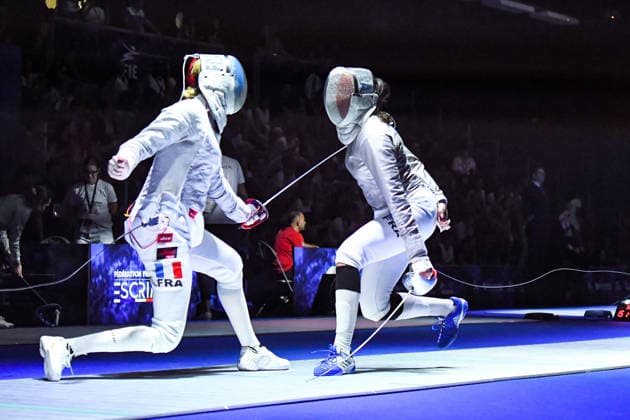 ESCRIME : Championnat d Europe Antony 2026 - 16 06 2026 Sara Balzer (FRA) Toscane Tori (FRA) ParisFrance  Copyright: xBaptistexAutissierx