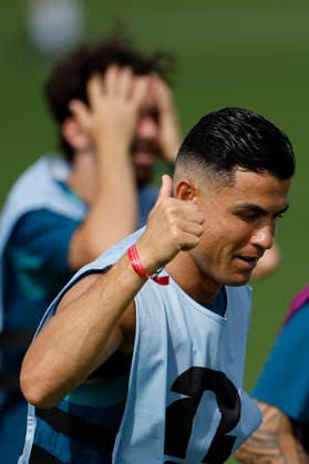 Portugal s player Cristiano Ronaldo participates in a training session in Palm Springs, Florida, USA, 16 June 2026. Portugal national team, Nationalteam training !ACHTUNG: NUR REDAKTIONELLE NUTZUNG!  Copyright: xAlbertoxEstévezx GRAF9467 20260616-55020612975_1