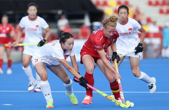 Field hockey, women’s, FIH Pro League, China v Belgium