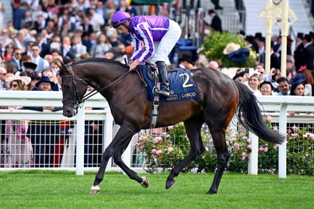 June 16, 2026, Ascot, Windsor, GBR Gstaad with Ryan Moore Ascot Racecourse Horse, Jockey, Gstaad, Moore, Warm-up 260616C912ROYAL ASCOT JPG,detected_source_language