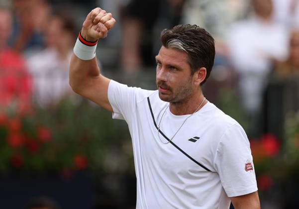 Cameron Norrie of GBR celebrates HSBC Queen s Club Championships, Day Eleven, Tennis, Queen s Club, West Kensington, London, UK - 16 Jun 2026London Queen s Club United Kingdom  Copyright: xEllaxLing Shutterstockx 16924337ce
