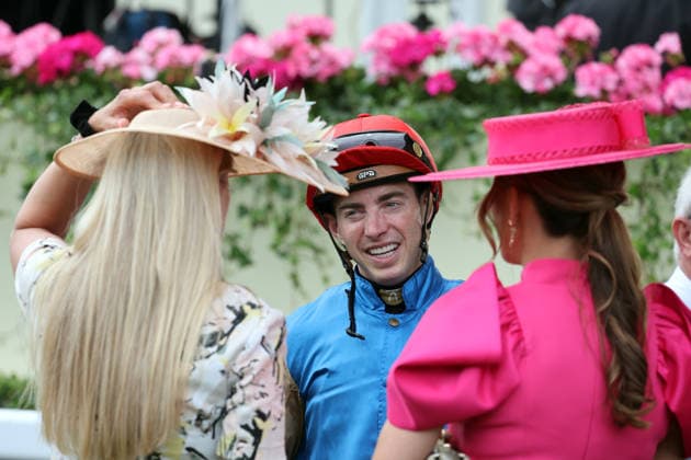 June 16, 2026, Ascot, Windsor, GBR Portrait of jockey James Doyle at Ascot Racecourse Jockey, Doyle, women, hats, fashion, stylish, portrait 260616D591ROYAL ASCOT JPG,detected_source_language