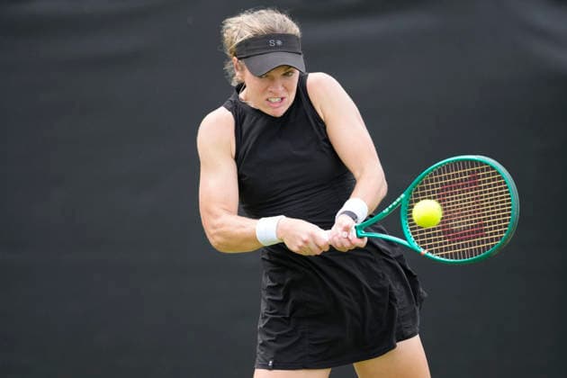 Lexus Nottingham Open - Day Two Caty McNally of the United States in action during her Round of 32 singles match at the 2026 Lexus Nottingham Open Women s tennis tournament at the Nottingham Tennis Centre in Nottingham, England, on June 16, 2026. Nottingham Great Britain United Kingdom  Copyright: xOwenxHammondx originalFilename:hammond-notitle260616_npwX5.jpg