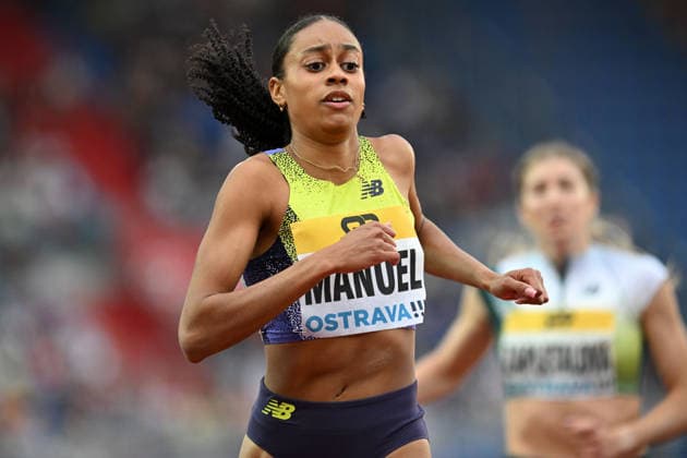 June 16, 2026, Ostrava, Czech Republic: MANUEL LURDES GLORIA of Czech Republic competes 400 Metres Women at the World Athletics Continental Tour Golden Spike event in Ostrava in the Czech Republic. Ostrava Czech Republic - ZUMAr156 20260616_aap_r156_008 Copyright: xSlavekxRutax