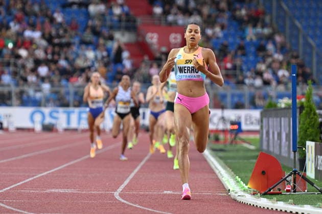 Audrey Werro of Switzerland in action during the 800m during the Golden Spike Ostrava 2026 - World Athletics Continental Tour Gold, in Ostrava, Czech Republic, on June 16, 2026. (CTKxPhoto JaroslavxOzana) CTKPhotoP2026061608711  CTKPhotoP2026061608711