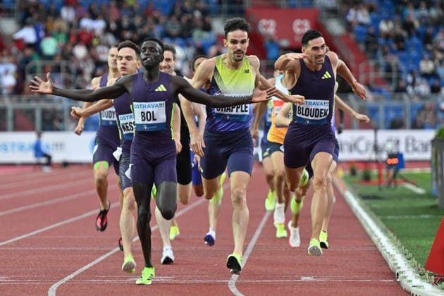 Peter Bol of Australia wins Ostrava 1000m during the Golden Spike Ostrava 2026 - World Athletics Continental Tour Gold, in Ostrava, Czech Republic, on June 16, 2026. (CTKxPhoto JaroslavxOzana) CTKPhotoP2026061608773  CTKPhotoP2026061608773