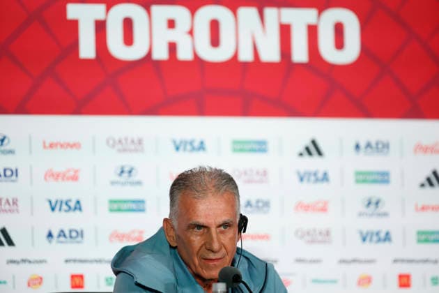 Ghana s head coach, Carlos Queiroz, speaks at a press conference, PK, Pressekonferenz at BMO Field stadium in Toronto, Canada, 16 June 2026. Carlos Queiroz s press conference in Toronto !ACHTUNG: NUR REDAKTIONELLE NUTZUNG!  Copyright: xBienvenidoxVelascox GR2269 20260616-55020614954_1