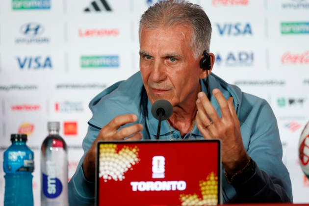 Ghana s head coach, Carlos Queiroz, speaks at a press conference, PK, Pressekonferenz at BMO Field stadium in Toronto, Canada, 16 June 2026. Carlos Queiroz s press conference in Toronto !ACHTUNG: NUR REDAKTIONELLE NUTZUNG!  Copyright: xBienvenidoxVelascox GR2272 20260616-55020614955_1