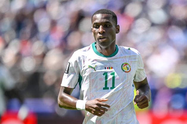 Nicolas Jackson of Senegal watches the FIFA World Cup 2026 Group I match between France and Senegal at New York New Jersey Stadium on June 16, 2026, in East Rutherford, United States. Photo by Harry Langer, DeFodi Images,detected_source_language