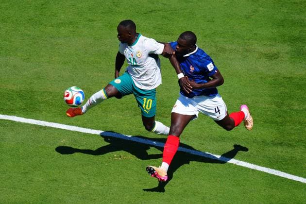Sadio ManÃ of Senegal and Dayot Upamecano of France France v Senegal, 2026 FIFA World Cup, WM, Weltmeisterschaft, Fussball Group I, Football, New York New Jersey Stadium, East Rutherford, New Jersey, USA - 16 Jun 2026East Rutherford New York New Jersey Stadium New Jersey (NJ) United States of America EDITORIAL USE ONLY No use with unauthorised audio, video, data, fixture lists, club league logos or live services. Online in-match use limited to 120 images, no video emulation. No use in betting, games or single club league player publications.  Copyright: xJavierxGarcia Shutterstockx 16928918al