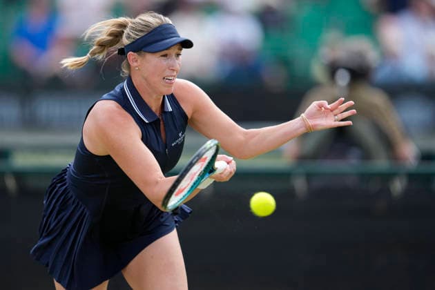 Lexus Nottingham Open - Day Two Alexa Guarachi of Chile competes during the round of 16 doubles match at the 2026 Lexus Nottingham Open Women s tennis tournament at the Nottingham Tennis Centre in Nottingham, England, on June 16, 2026. Nottingham Great Britain United Kingdom  Copyright: xOwenxHammondx originalFilename:hammond-notitle260616_np75J.jpg