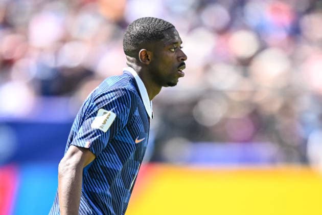 Ousmane Dembélé of France looks on during the 2026 FIFA World Cup Group I match between France and Senegal at New York New Jersey Stadium on June 16, 2026, in East Rutherford, United States. Photo by Harry Langer, DeFodi Images,detected_source_language