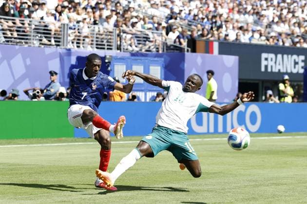 NEW JERSEY - (LR Ousmane Dembele of France, Sadio ManÃ of Senegal) during the 2026 FIFA World Cup, WM, Weltmeisterschaft, Fussball Group I match between France and Senegal at the New Jersey Stadium on June 16, 2026, in New Jersey, United States. MAURICE VAN STEEN ANP FIFA World Cup 2026 2026 xVIxANPxSportx xMauricexvanxSteenxIVx 561191134 originalFilename: 561191134.jpg