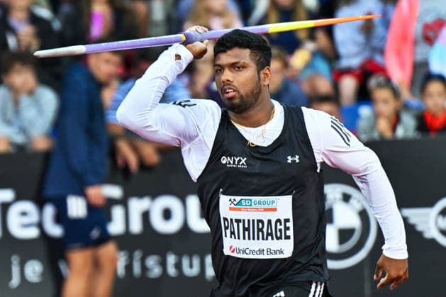 Javelin thrower Rumesh Tharanga of Sri Lanca in action during the Golden Spike Ostrava 2026 - World Athletics Continental Tour Gold, in Ostrava, Czech Republic, on June 16, 2026. (CTKxPhoto JaroslavxOzana) CTKPhotoP2026061609182  CTKPhotoP2026061609182