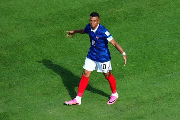 Kylian MbappÃ of France celebrates after scoring France v Senegal, 2026 FIFA World Cup, WM, Weltmeisterschaft, Fussball Group I, Football, New York New Jersey Stadium, East Rutherford, New Jersey, USA - 16 Jun 2026East Rutherford New York New Jersey Stadium New Jersey (NJ) United States of America EDITORIAL USE ONLY No use with unauthorised audio, video, data, fixture lists, club league logos or live services. Online in-match use limited to 120 images, no video emulation. No use in betting, games or single club league player publications.  Copyright: xJavierxGarcia Shutterstockx 16928918bs