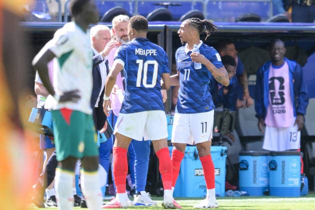 Soccer, 2026 World Cup, 20260616, France vs. Senegal Pictured from left Copyright: Passion2Press MarkusxFischerx