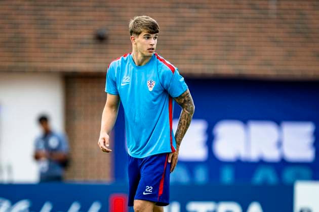 DALLAS Luka Vuskovic of Croatia during the 2026 World Cup; Croatia training at Washburne Soccer and Track Stadium on June 16, 2026, in Dallas, United States. Photo by Stefan Koops, EYE4IMAGES, DeFodi Images,detected_source_language