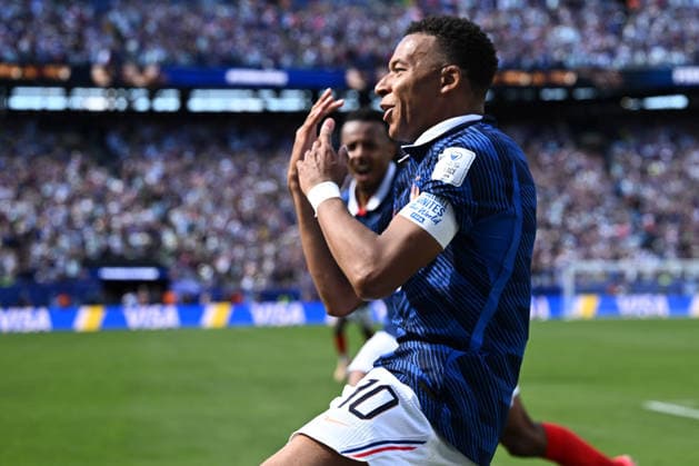 Mg New York (Stati Uniti) 16 06 2026 - Mondiali di Calcio 2026 Francia-Senegal foto Matteo Gribaudi Image nella foto: esultanza gol Kylian Mbappe 
