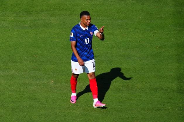 Kylian MbappÃ of France celebrates France v Senegal, 2026 FIFA World Cup, WM, Weltmeisterschaft, Fussball Group I, Football, New York New Jersey Stadium, East Rutherford, New Jersey, USA - 16 Jun 2026East Rutherford New York New Jersey Stadium New Jersey (NJ) United States of America EDITORIAL USE ONLY No use with unauthorised audio, video, data, fixture lists, club league logos or live services. Online in-match use limited to 120 images, no video emulation. No use in betting, games or single club league player publications.  Copyright: xJavierxGarcia Shutterstockx 16928918df